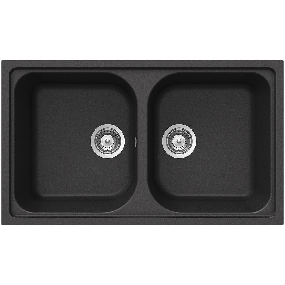 Lavello FOMN200A51 2 Vasche Dimensioni 86x50 cm colore Antracite serie Formhaus - Foto 2