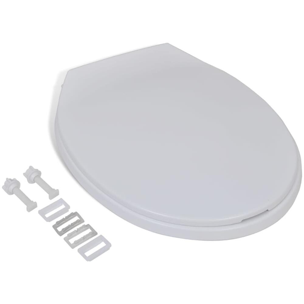 Copriwater Con Chiusura Ammortizzata Ovale Bianco - Foto 2