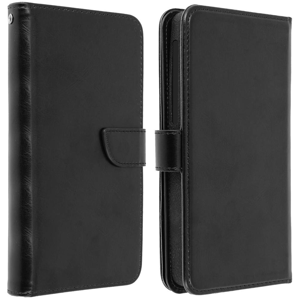 Custodia A Libro Universale Smartphone 6 Portacarte Nero Taglia Xl - Foto 2