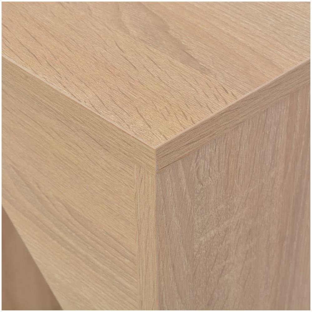 Tavolo da Bar con Scaffale Mobile Rovere 138x39x110 cm - Foto 2