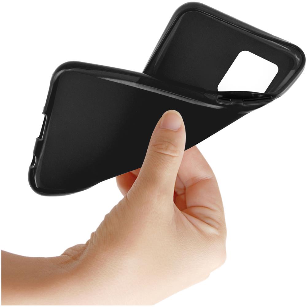 Cover Samsung Galaxy A51 Protezione Silicone Morbido Antishock Nero - Foto 5