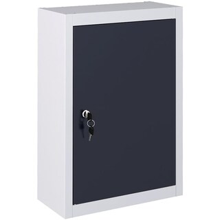 Porta Abiti Da Parete Elibbren - Stile Industriale - Set 2 Pezzi - Acciaio Grigio/Nero - Rustico E Vintage