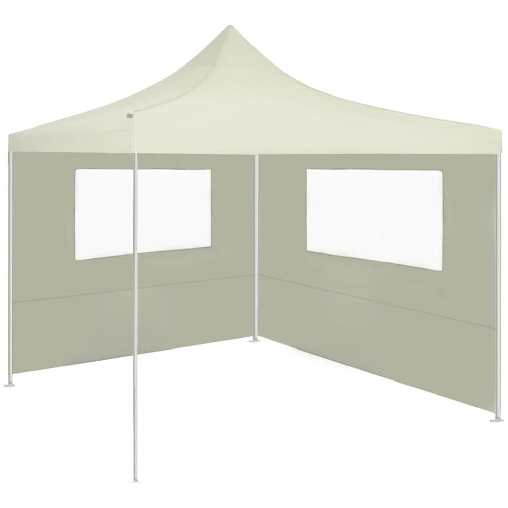 Parete Con Finestre Per Gazebo 4x2 M Crema - Foto 2