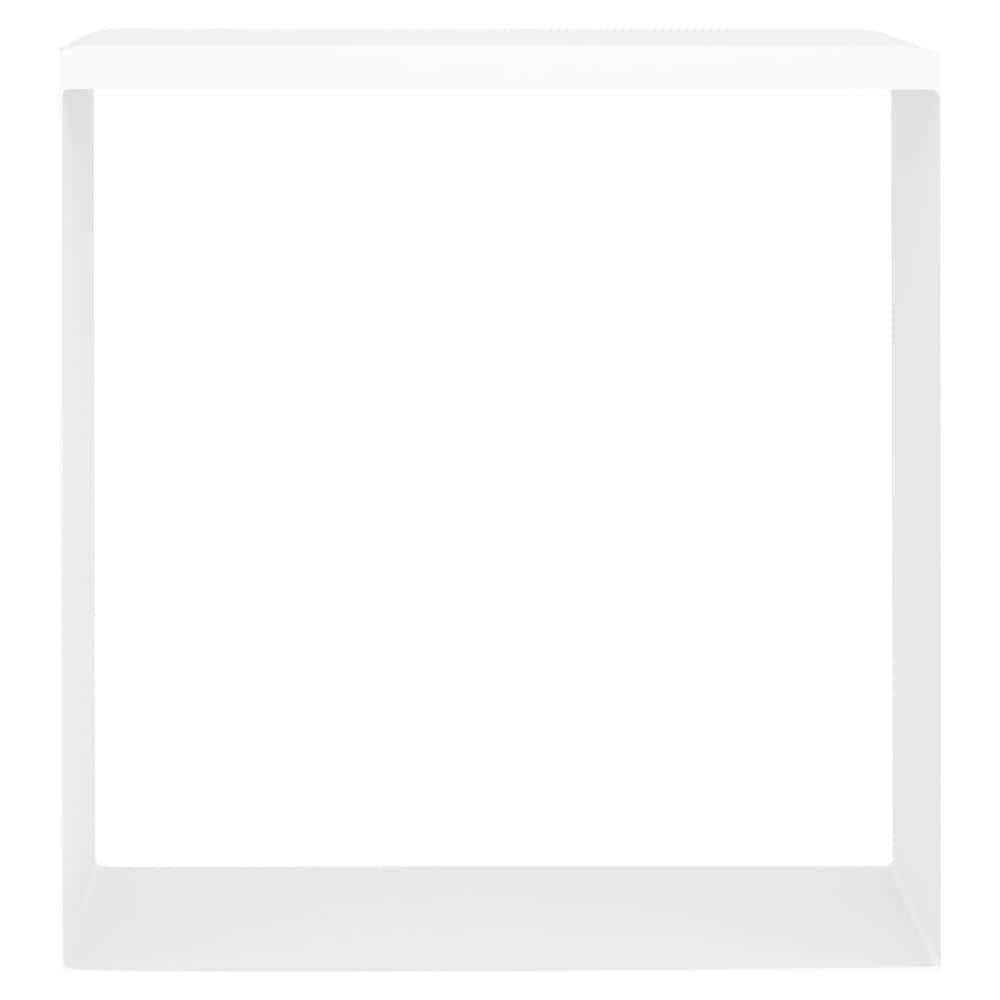Mensole A Cubo Da Parete 3 Pz Bianco In Mdf - Foto 8