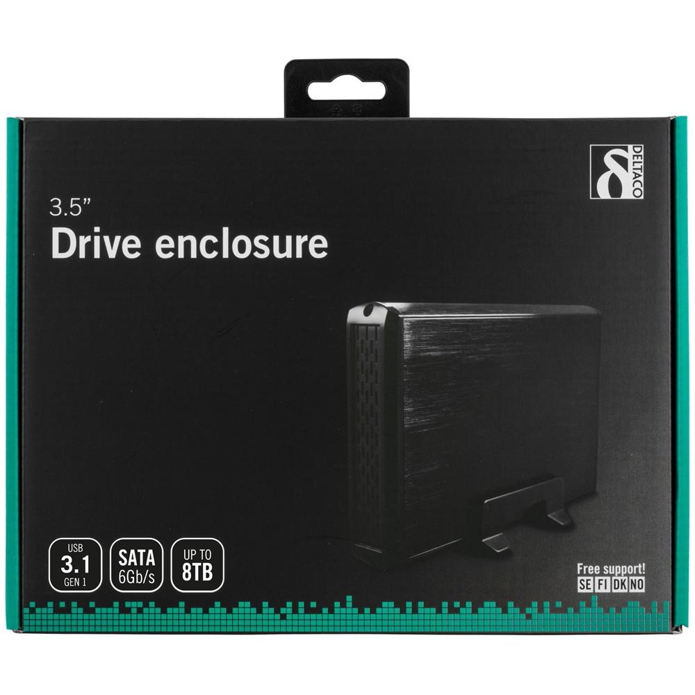 Cabinet Esterno Per Disco Rigido Sata 1x3.5"", Usb 3.0, Alu, En - Foto 5