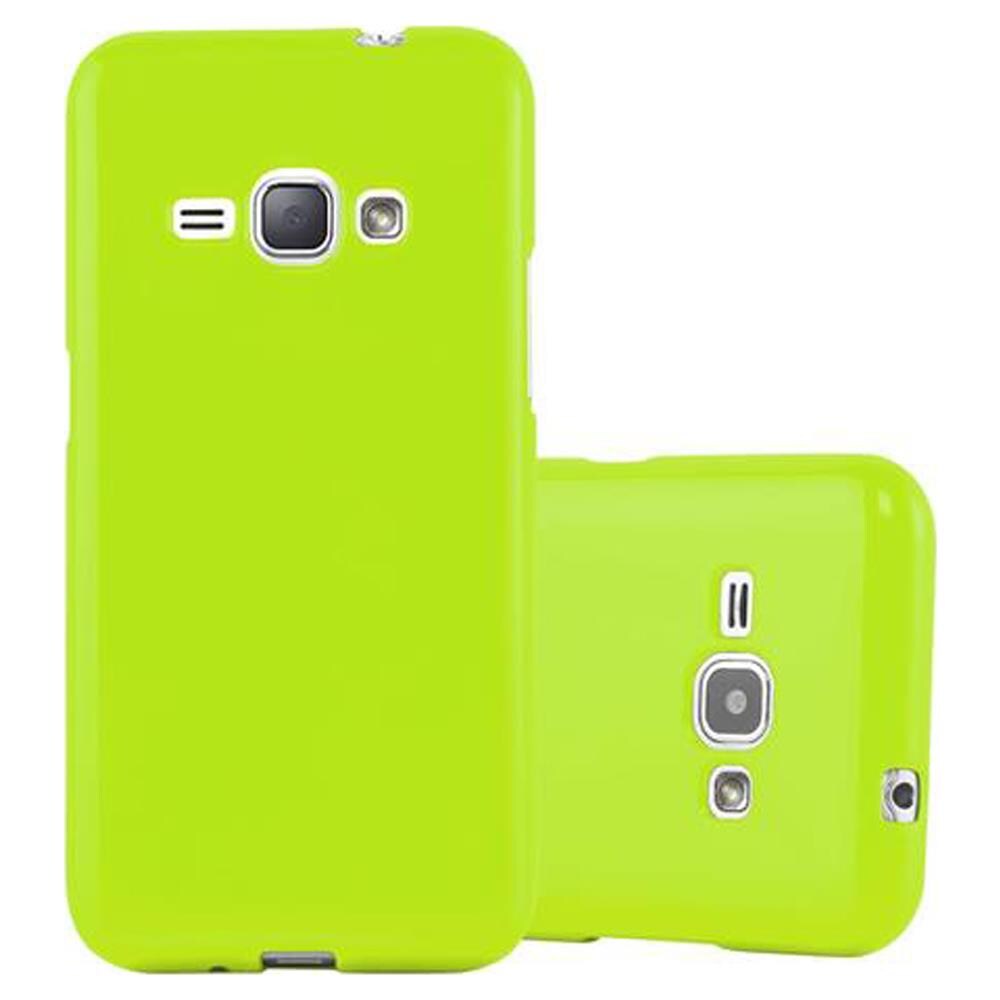 Custodia Compatibile Con Samsung Galaxy J1 2015 In Jelly Verde - Coperchio Protettivo In Silicone Tpu Flessibile - Foto 1
