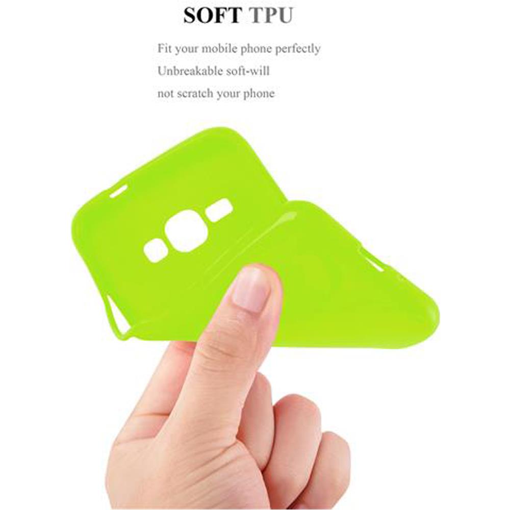 Custodia Compatibile Con Samsung Galaxy J1 2015 In Jelly Verde - Coperchio Protettivo In Silicone Tpu Flessibile - Foto 6