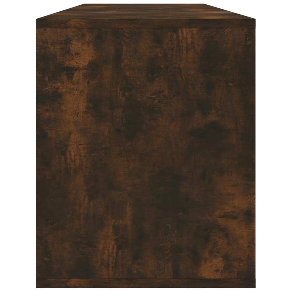 Mobile Porta Tv Rovere Fumo 130x35x50 Cm In Truciolato - Foto 7