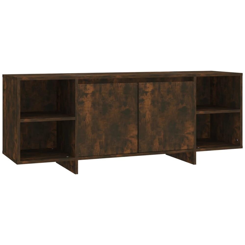 Mobile Porta Tv Rovere Fumo 130x35x50 Cm In Truciolato - Foto 1