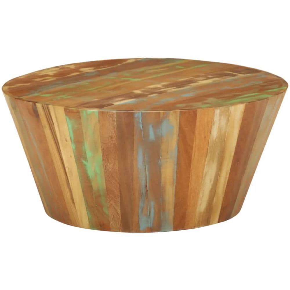 Tavolino Da Salotto 65x31 Cm In Legno Massello Di Recupero - Foto 1