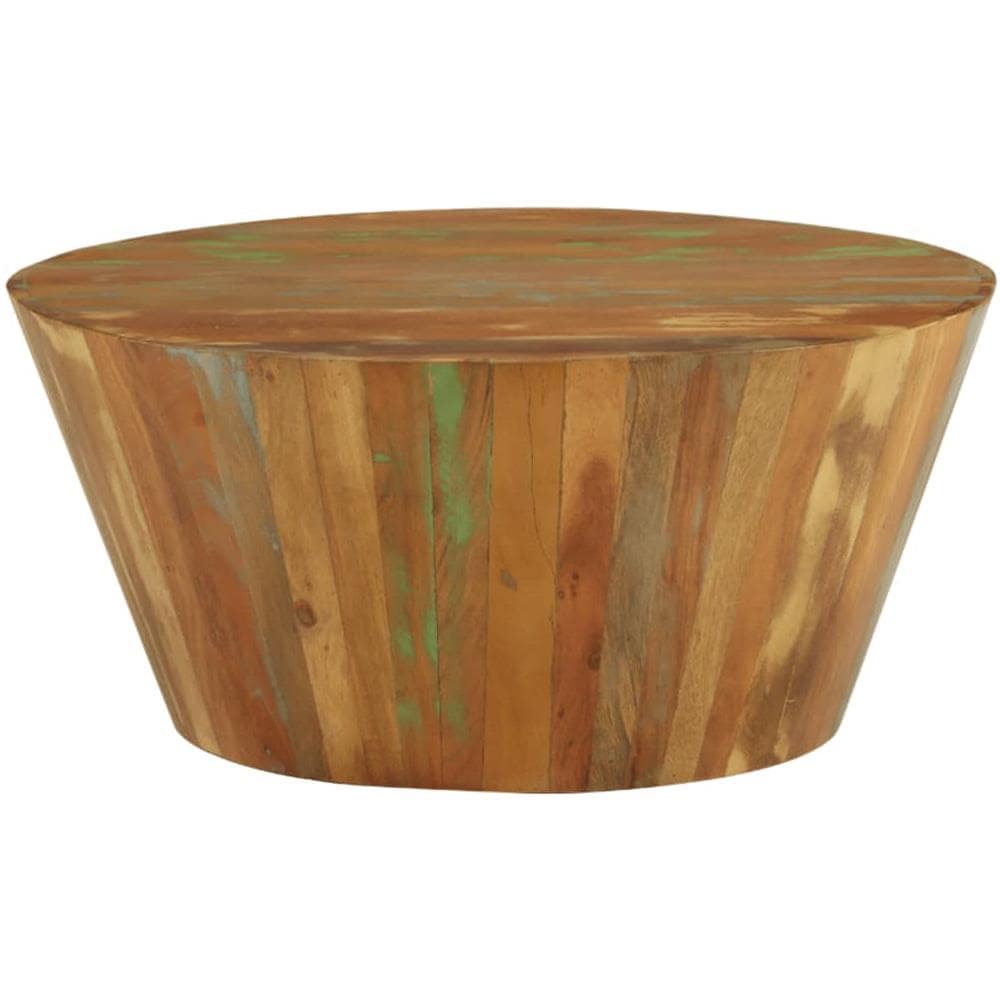 Tavolino Da Salotto 65x31 Cm In Legno Massello Di Recupero - Foto 2