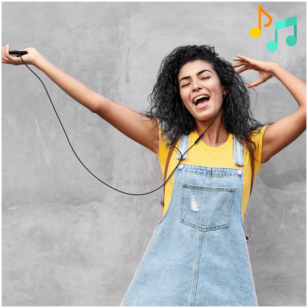 Auricolari Cablati Usb-c Suono Stereo Di Qualità Telecomando Microfono Nero - Foto 7