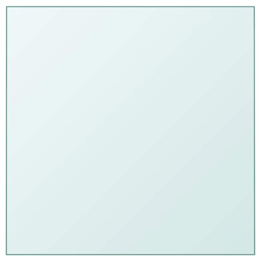 Piano Tavolo Trasparente 40x40 cm Vetro Temperato - Foto 1