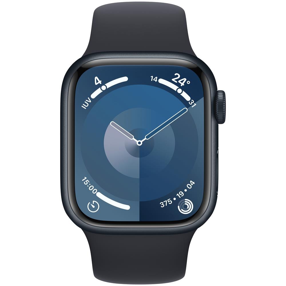 Watch Series 9 GPS Cassa 41mm in Alluminio Mezzanotte con Cinturino Sport Mezzanotte S /M - Foto 2