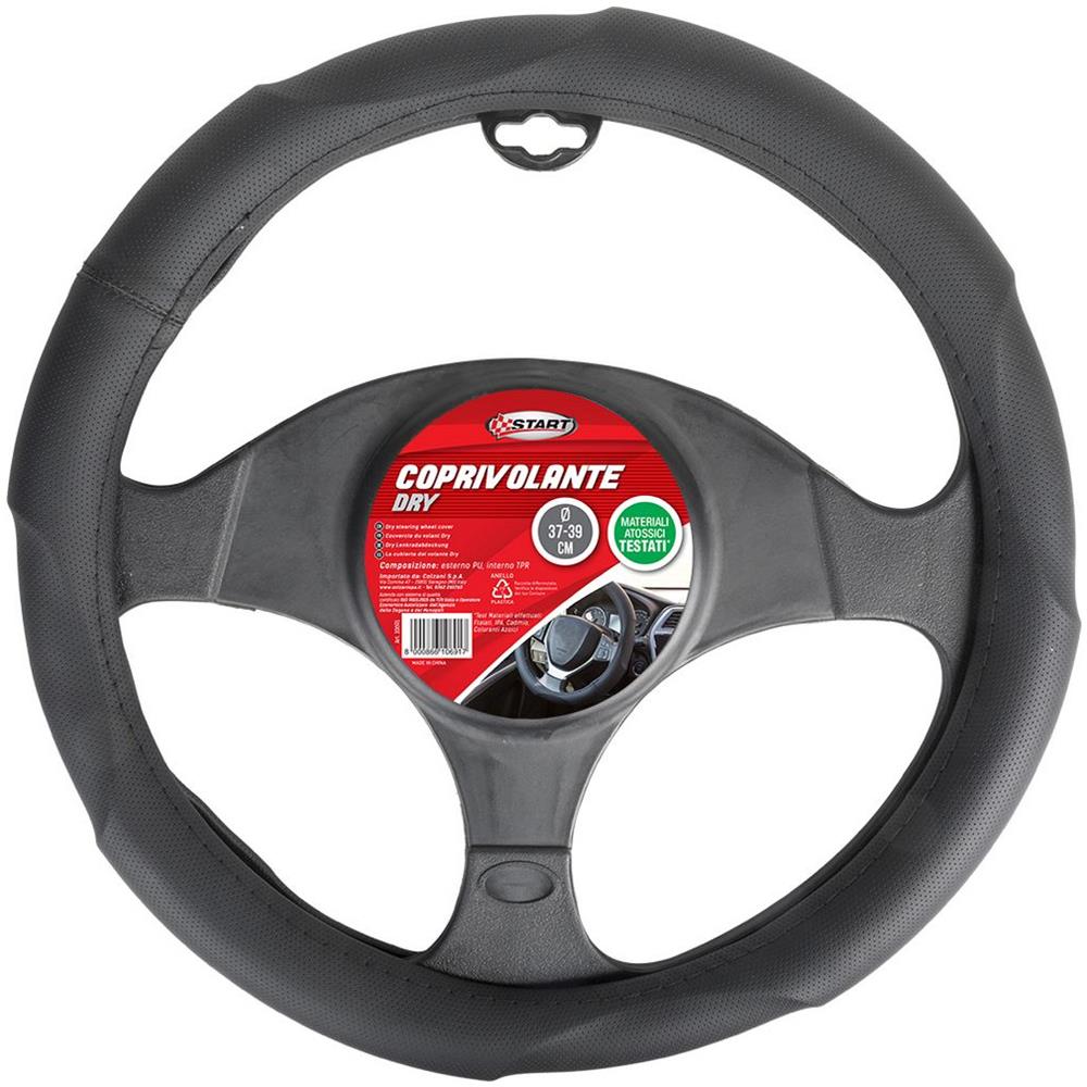 Coprivolante Auto Dry Diametro. 37-39 Cm Nero, Universale Protezione Tpr Volante Macchina Materiali Atossici Testati - Foto 1