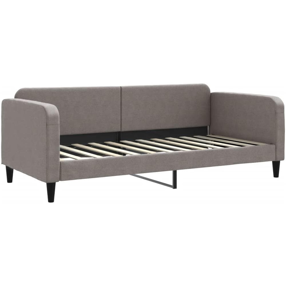 Letto Da Giorno Tortora 90x200 Cm In Tessuto - Foto 1
