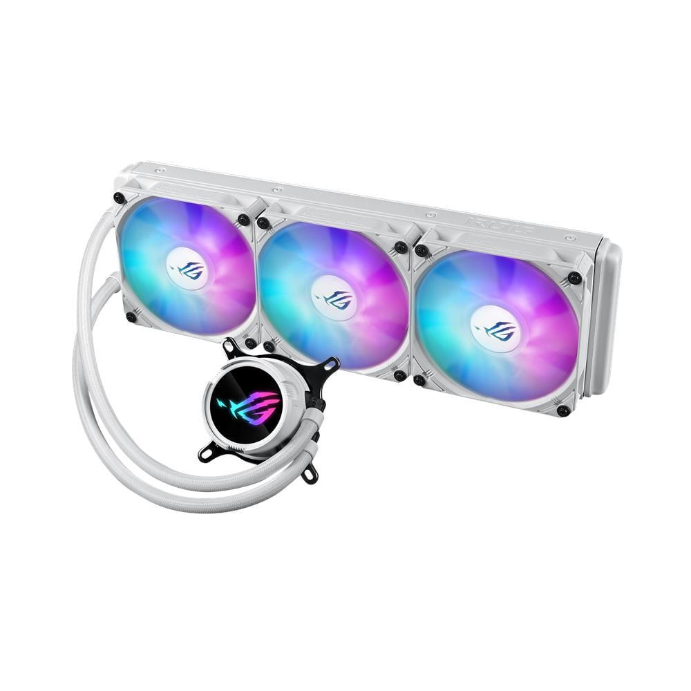 ROG Strix LC III 360 ARGB White Edition Processore Kit di raffreddamento a liquido 12 cm Bianco - Foto 1