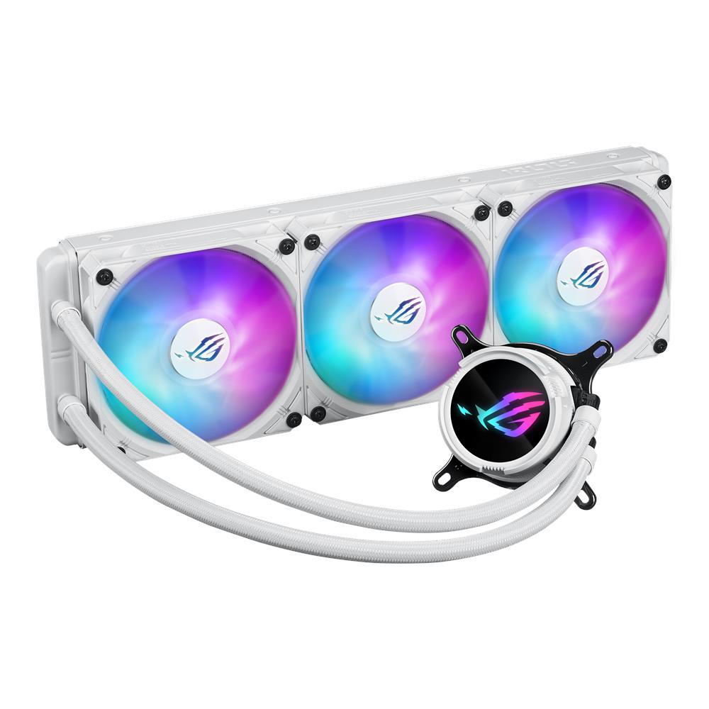 ROG Strix LC III 360 ARGB White Edition Processore Kit di raffreddamento a liquido 12 cm Bianco - Foto 2