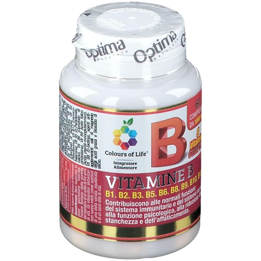Colours of Life Vitamine B Complex 60 Compresse 1000 mg - Foto 2