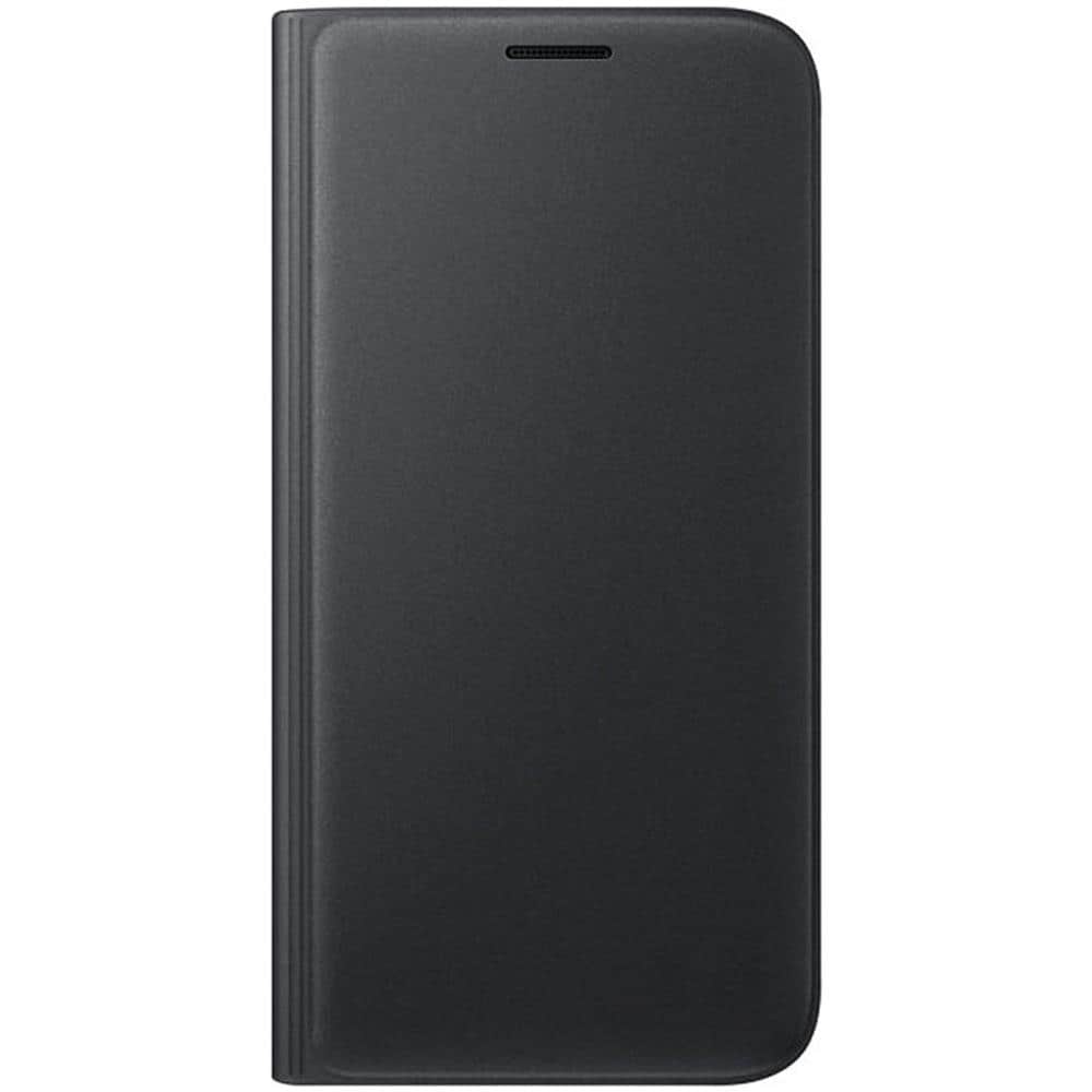 Flip Wallet Cover Custodia Originale per Galaxy S7 - Nero - Foto 8