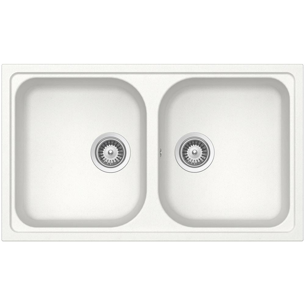 Lavello FOMN200A07 2 Vasche Dimensioni 86x50 cm colore Bianco Alpina serie Formhaus - Foto 1