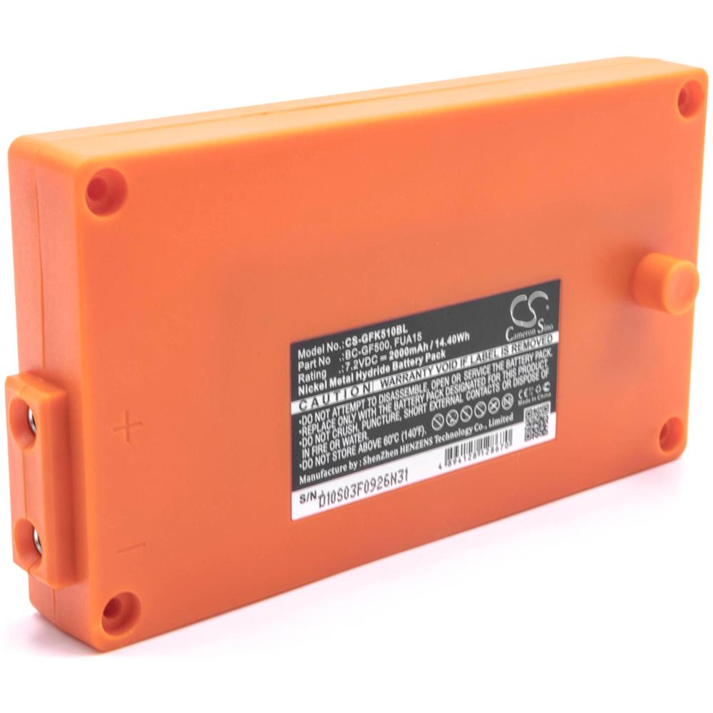 Batterie NiMH 2000mAh 7.2V Vhbw Pour Globus Premium 200 - Remplace BATT/110466 120466