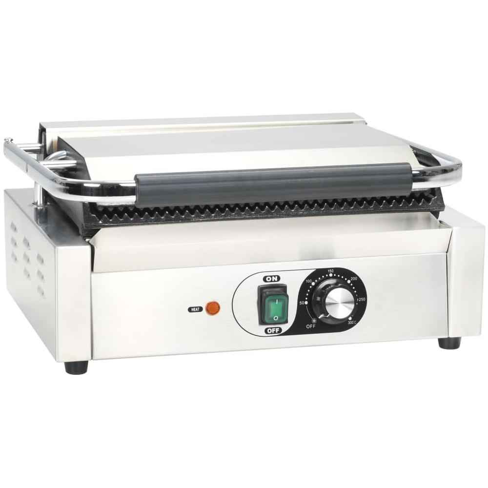 Griglia Per Panini Scanalata 2200 W 44x41x19cm - Foto 7