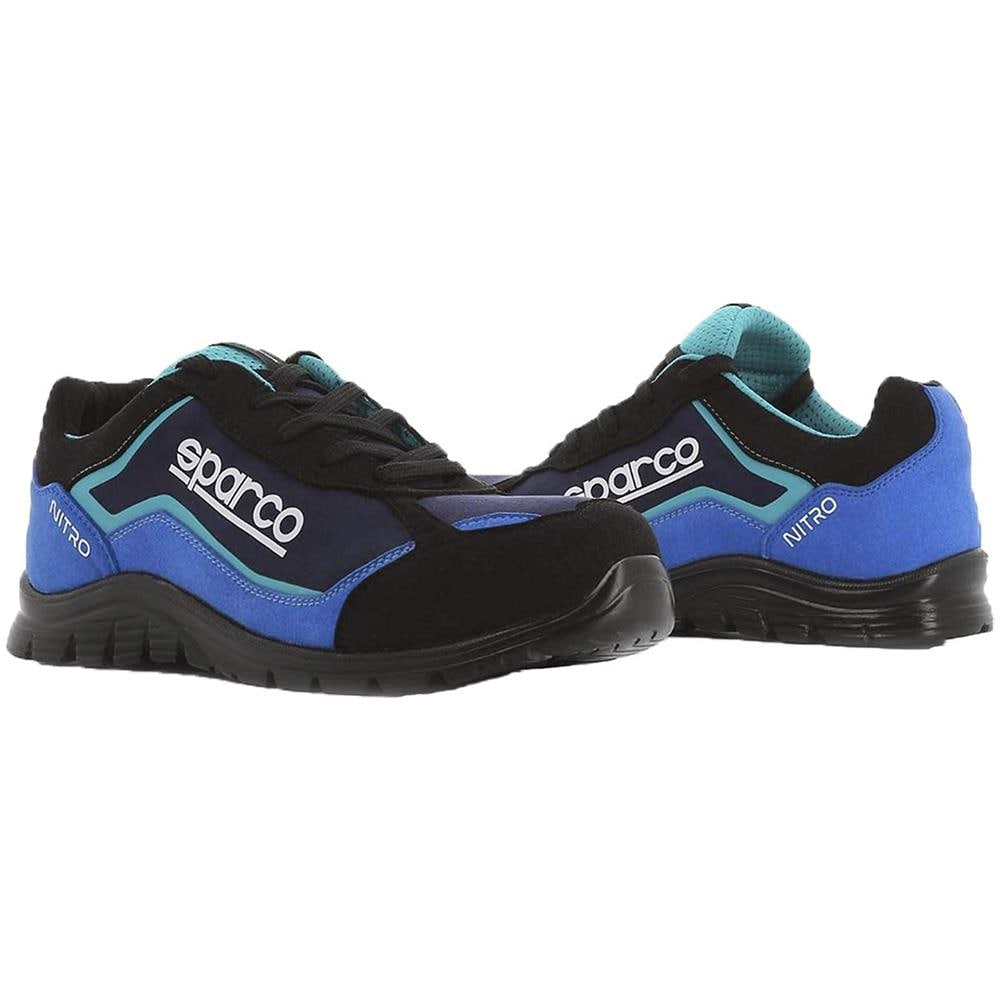 Sparco 07522nraz Nitro S3 Src Scarpe Antinfortunistiche Da Lavoro Nero E Azzurro (40)  - Foto 2