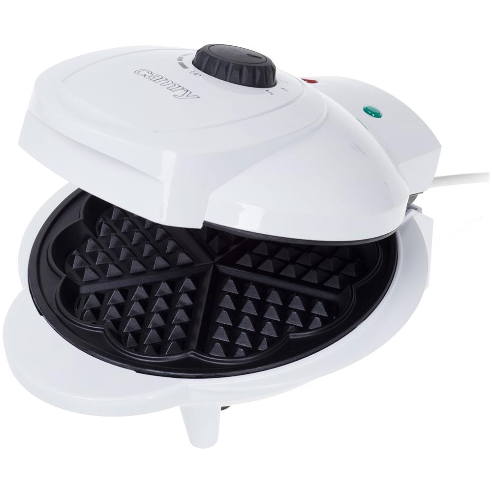 Macchina Per Waffle Cr 3022 1000 W, Numero Di Pasticcini 5, A Forma Di Cuore, Bianco - Foto 13