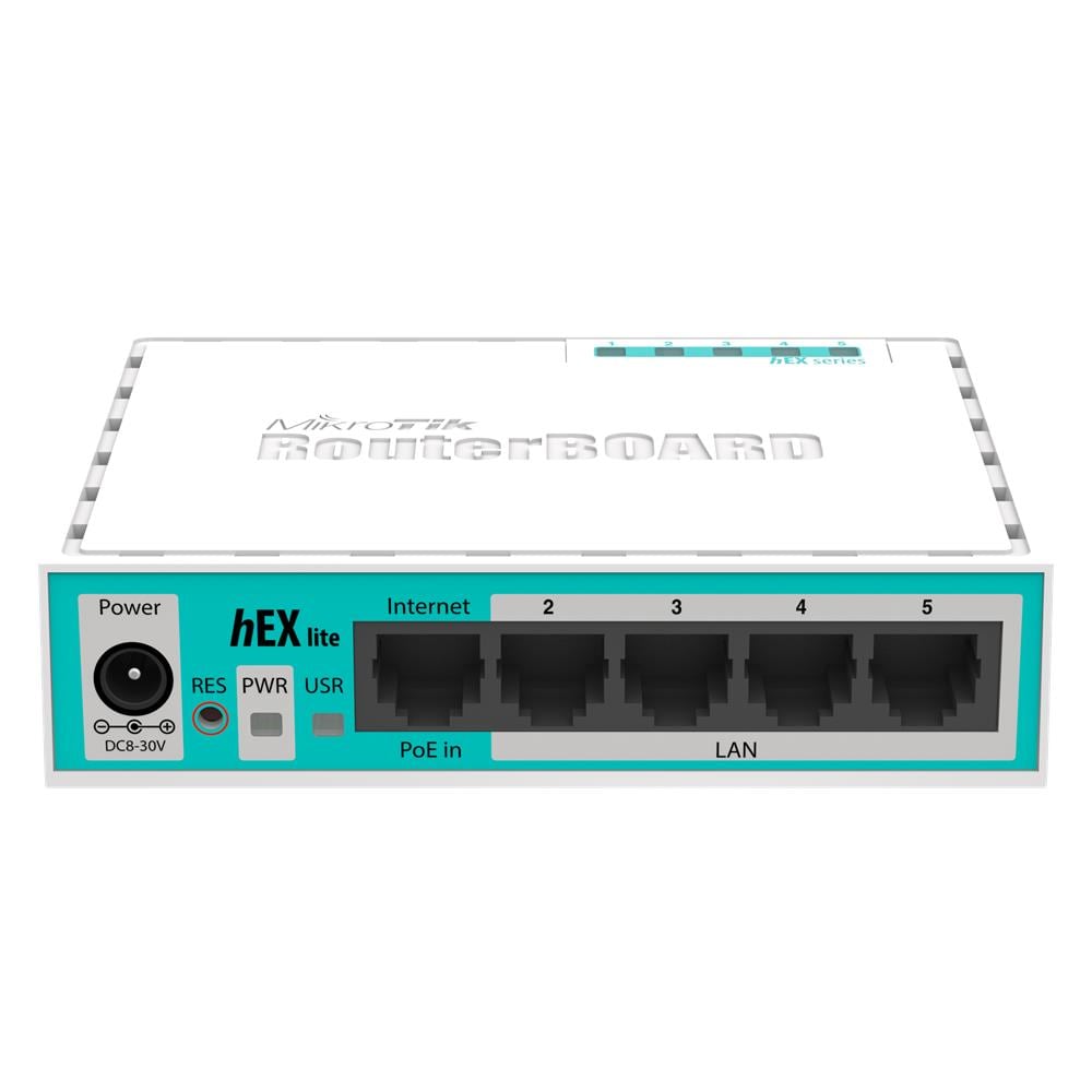 hEX lite, Ethernet (RJ-45) , Bianco, DC, RouterOS - Foto 2