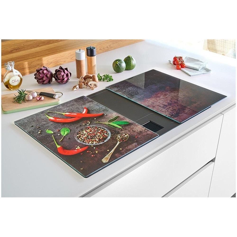 Piatti Cucina In Vetro Peperoni, 2 Pezzi, Zeller - Foto 3