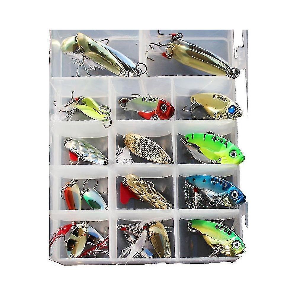 Esche Metallo Da Pesca Lotto Di 16 Esche Da Pesca In Metallo - Foto 9