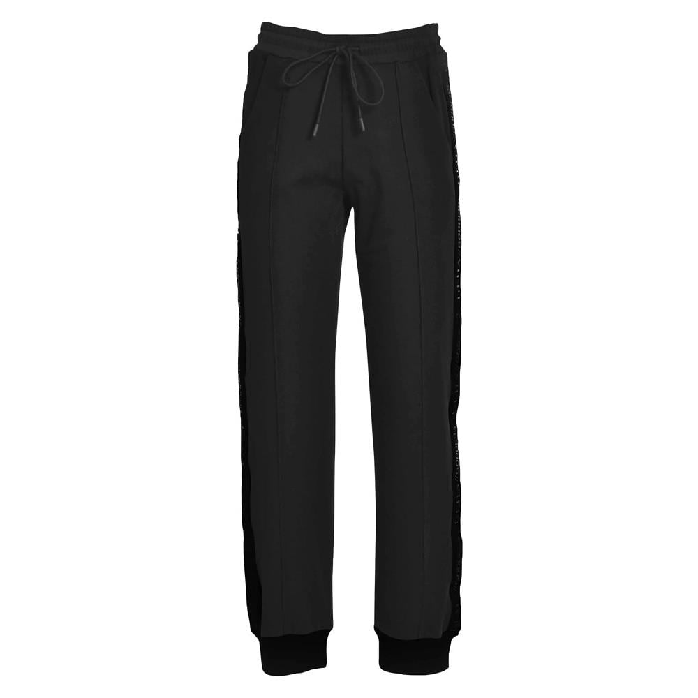 Pantaloni Jogger Banda Con Logo Donna - Nero L - Foto 1