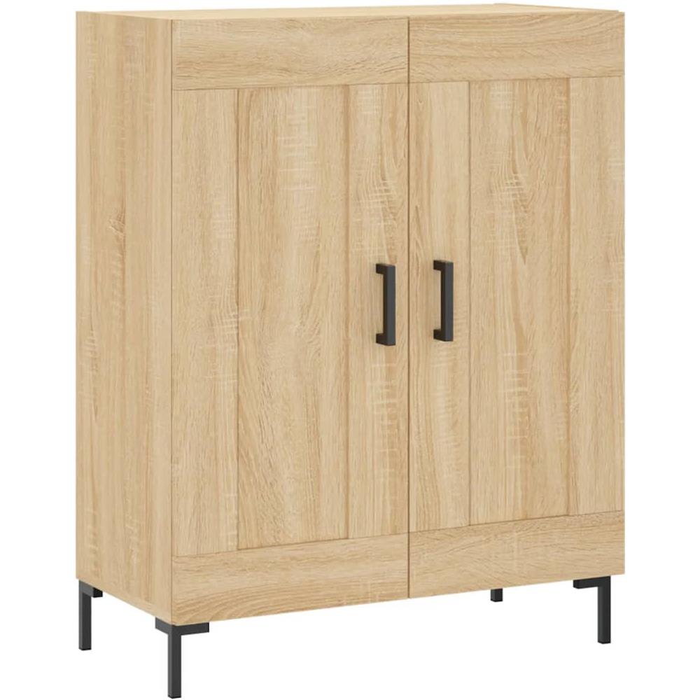 Credenza Rovere Sonoma 69,5x34x90 Cm In Legno Multistrato - Foto 2