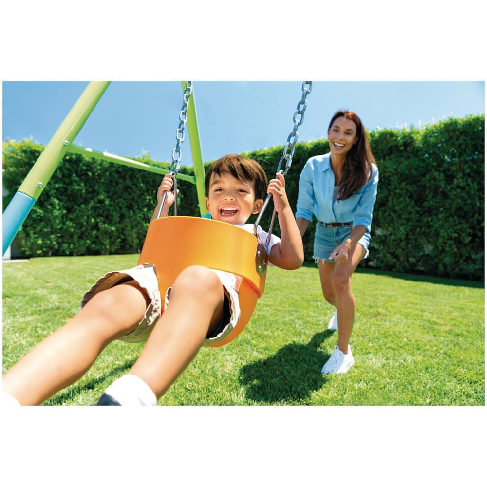 44113 Altalena Colorata 2 In 1 Con Seggiolini Intercambiabili 170x235x200 cm - Foto 2