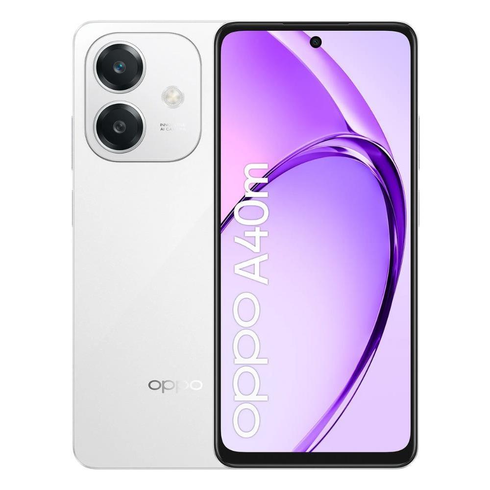 A40m 4G 256GB 8GB Ram Display LCD 6.67" HD+ Snapdragon 6s 4G Gen1 Type-C 2.0 5100mAh Starlight White Tim - Foto 1