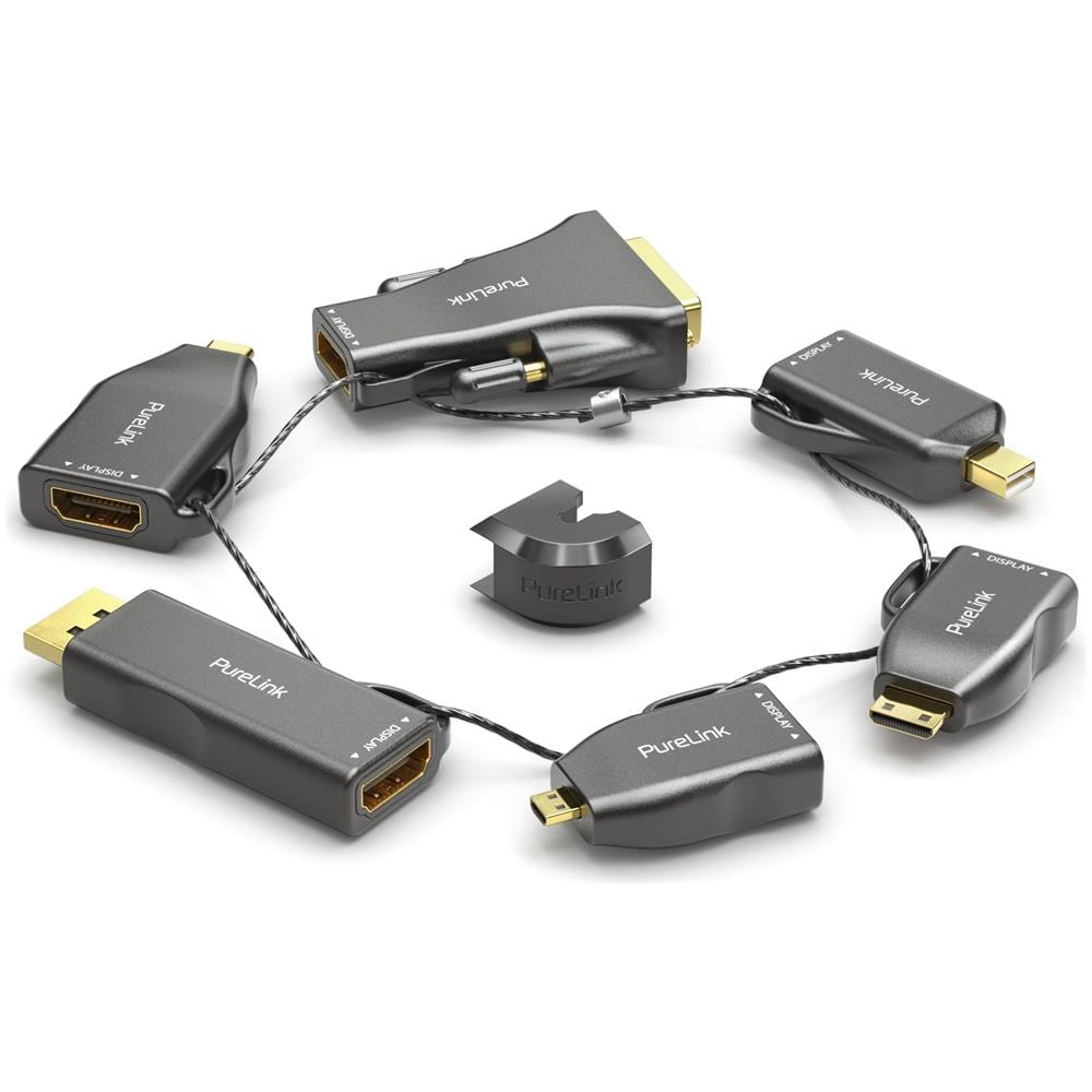 IQ-AR210 adattatore per inversione del genere dei cavi 6 x HDMI Nero, Oro - Foto 1