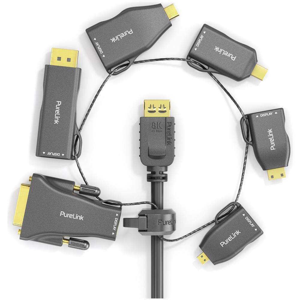 IQ-AR210 adattatore per inversione del genere dei cavi 6 x HDMI Nero, Oro - Foto 3