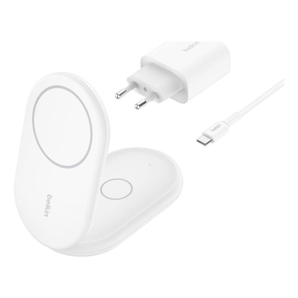 BoostCharge Cuffie / Smartphone Bianco USB Carica Wireless Ricarica rapida Interno - Foto 1