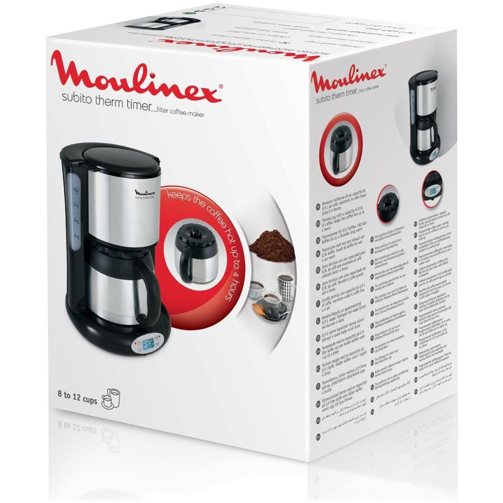 Macchina da caffè con filtro FT362811 Automatica Capacità 0,9 L Potenza 800 W Colore Nero /Acciaio inossidabile - Foto 7