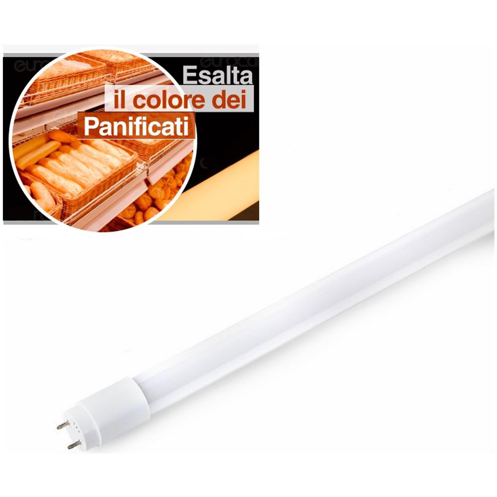 Neon A Led Tubo Per Panetterie 120 Cm 18w T8 G13 Smd Vt-1228 6322 - Foto 1