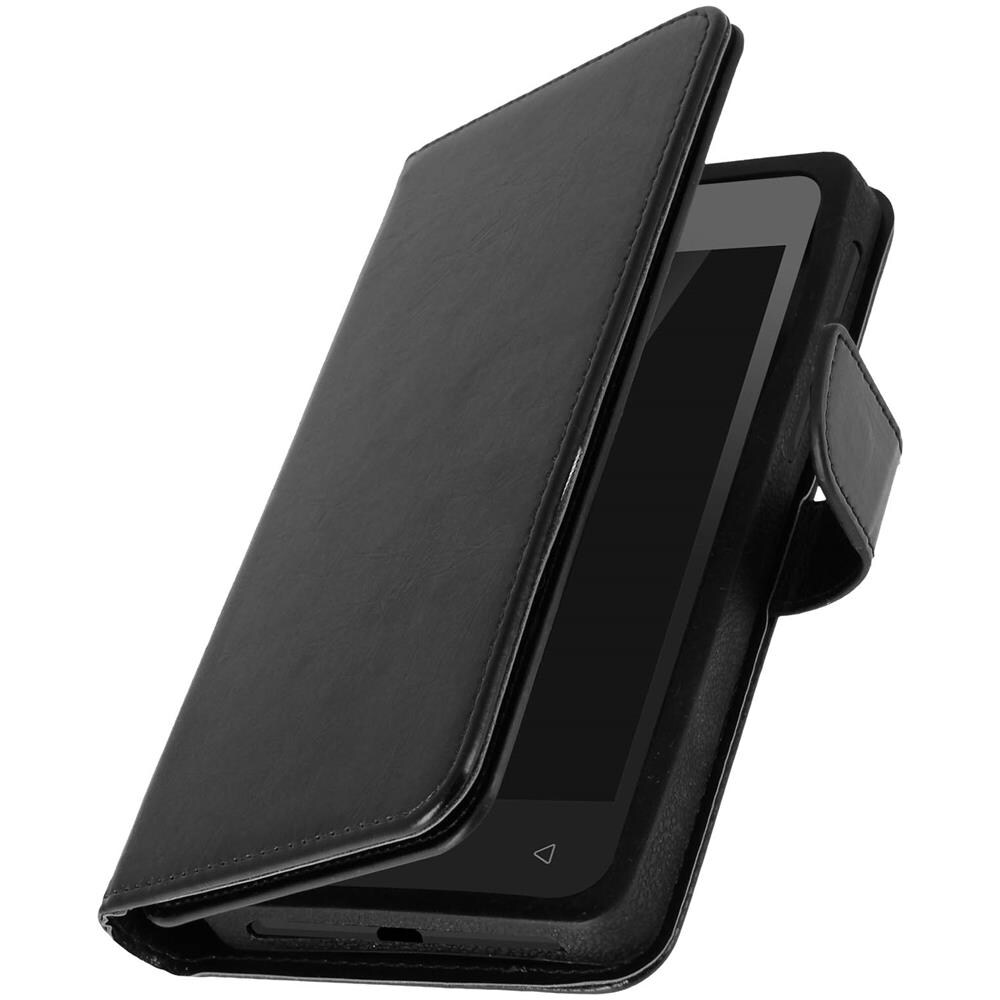 Custodia A Libro Universale Smartphone 6 Portacarte Nero Taglia M - Foto 2