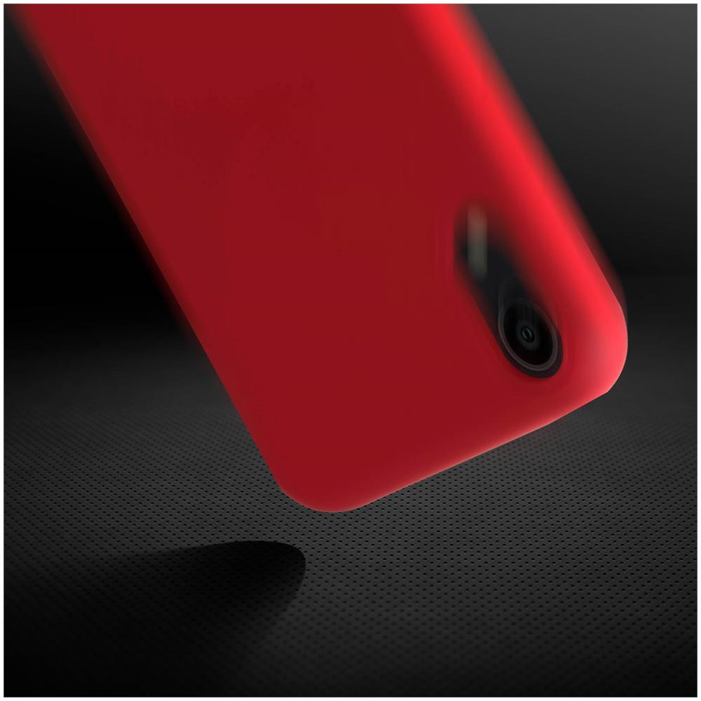 Cover Silicone Iphone Xr Semi-rigida Opaca Finitura Soft Touch Rosso - Foto 10