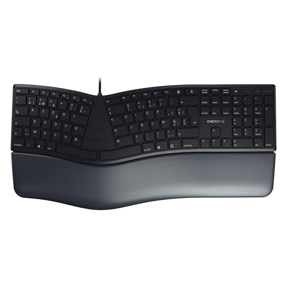 Kc 4500 Ergo - Keyboard - Corded - Azerty - Black - Foto 1
