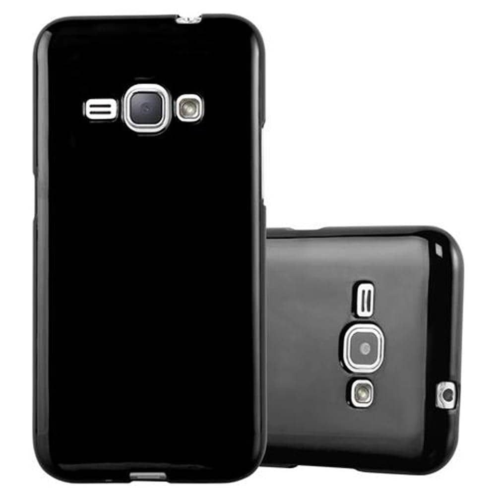 Custodia Compatibile Con Samsung Galaxy J1 2015 In Jelly Nero - Coperchio Protettivo In Silicone Tpu Flessibile - Foto 1