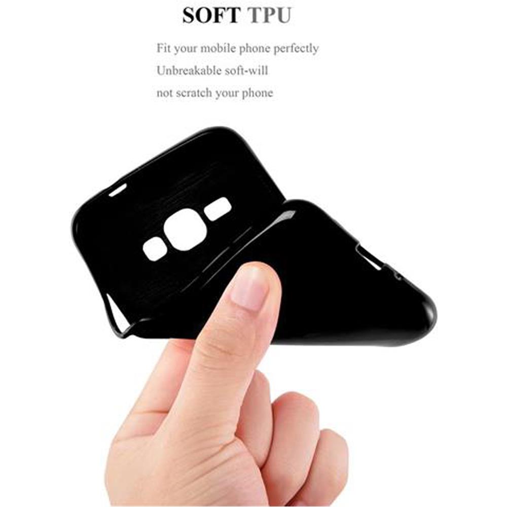 Custodia Compatibile Con Samsung Galaxy J1 2015 In Jelly Nero - Coperchio Protettivo In Silicone Tpu Flessibile - Foto 6