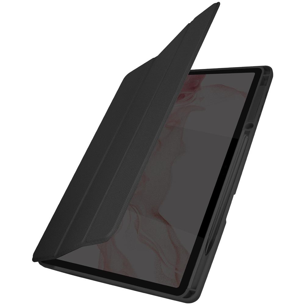 Custodia Galaxy Tab S7 Plus 12.4, S7 Fe, S8 Plus 2021 Funzione Tastiera Nera - Foto 1