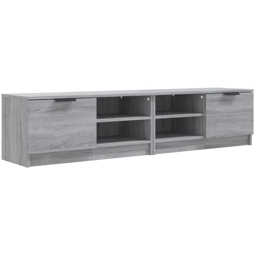 Mobili Tv 2 Pz Grigio Sonoma 80x35x36,5 Cm In Legno Multistrato - Foto 1