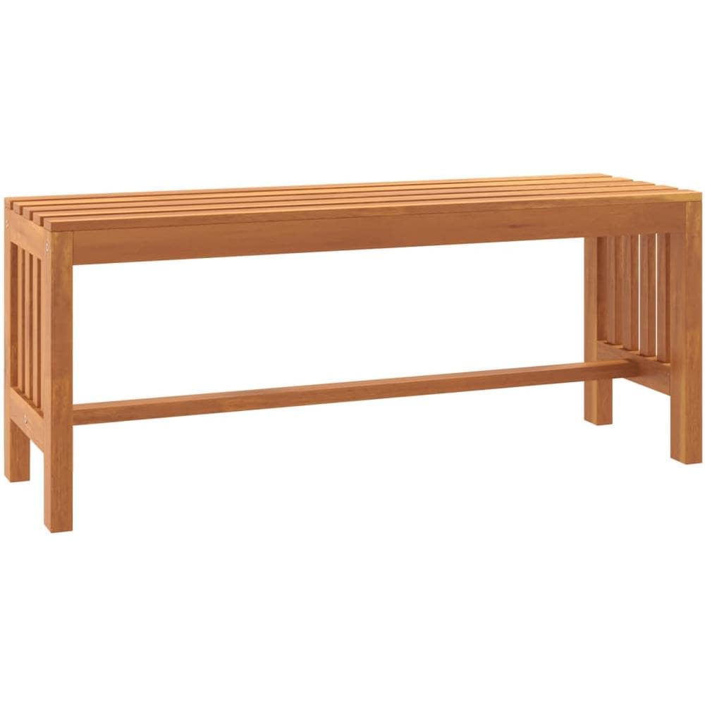 Panca da Giardino 110 cm Legno Massello di Eucalipto - Foto 2