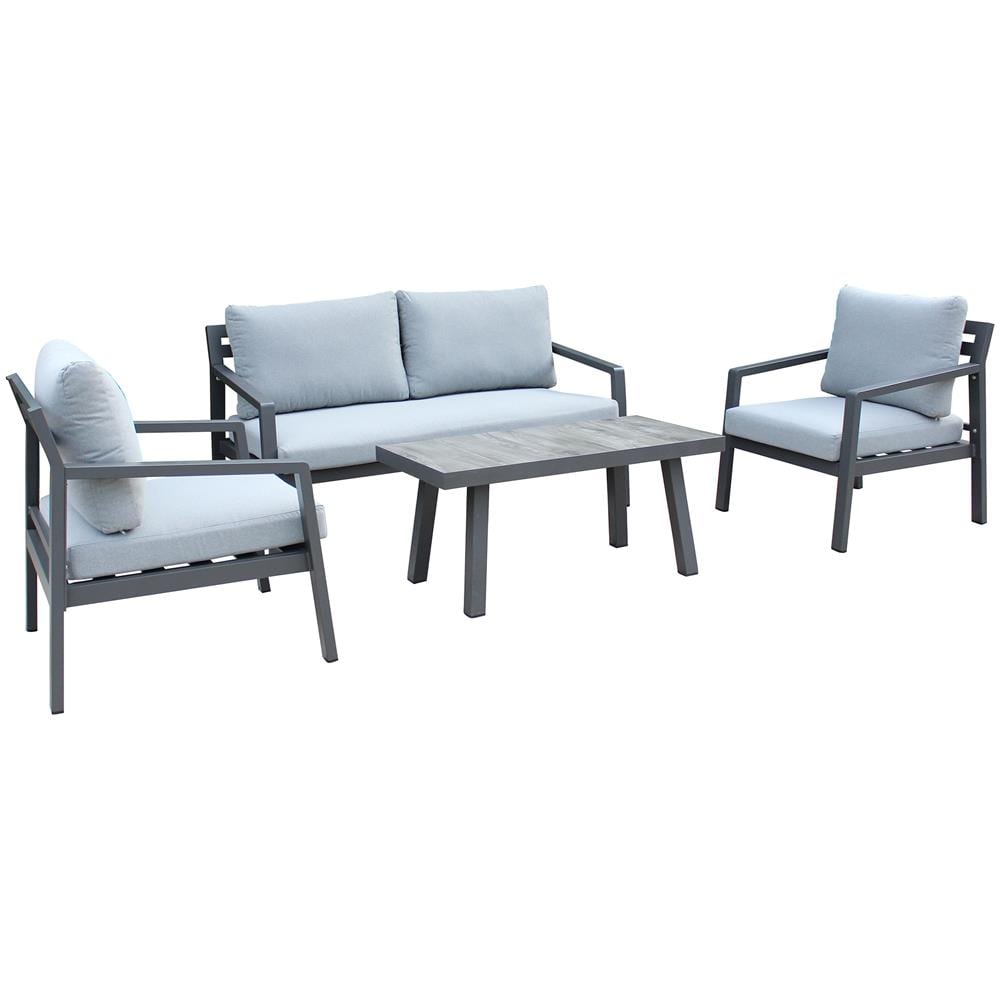 Tokyo - Salotto Da Giardino In Alluminio 4 Posti - Foto 1